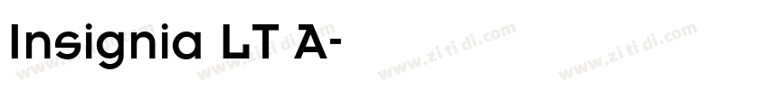 Insignia LT A字体转换